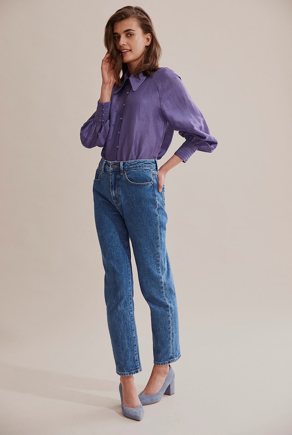 Blouson Sleeve Shirt
