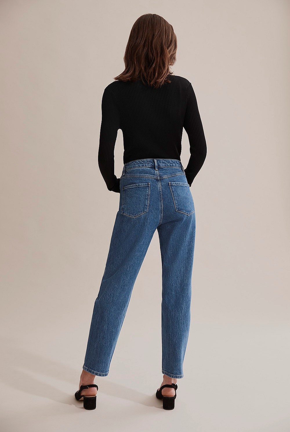 High Waist Straight Jean