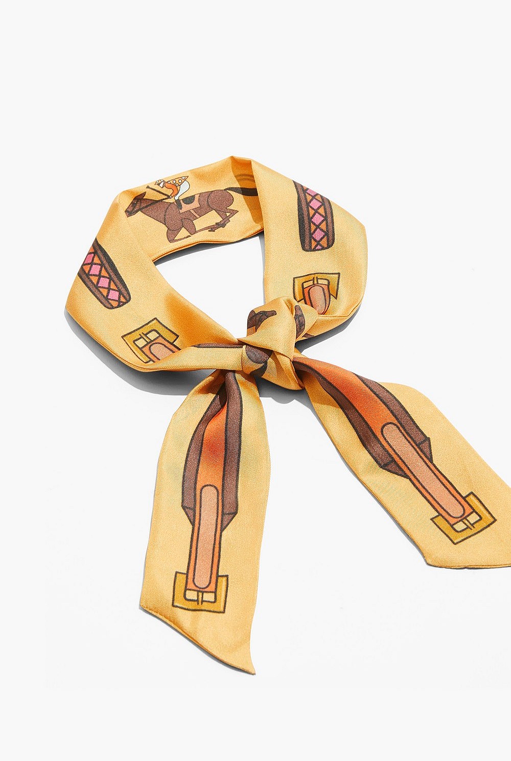 Small Silk Equestrian Scarf