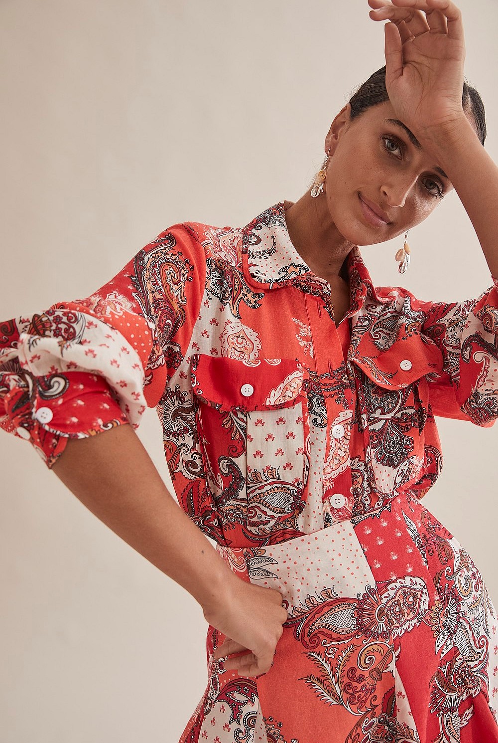 Paisley Safari Shirt