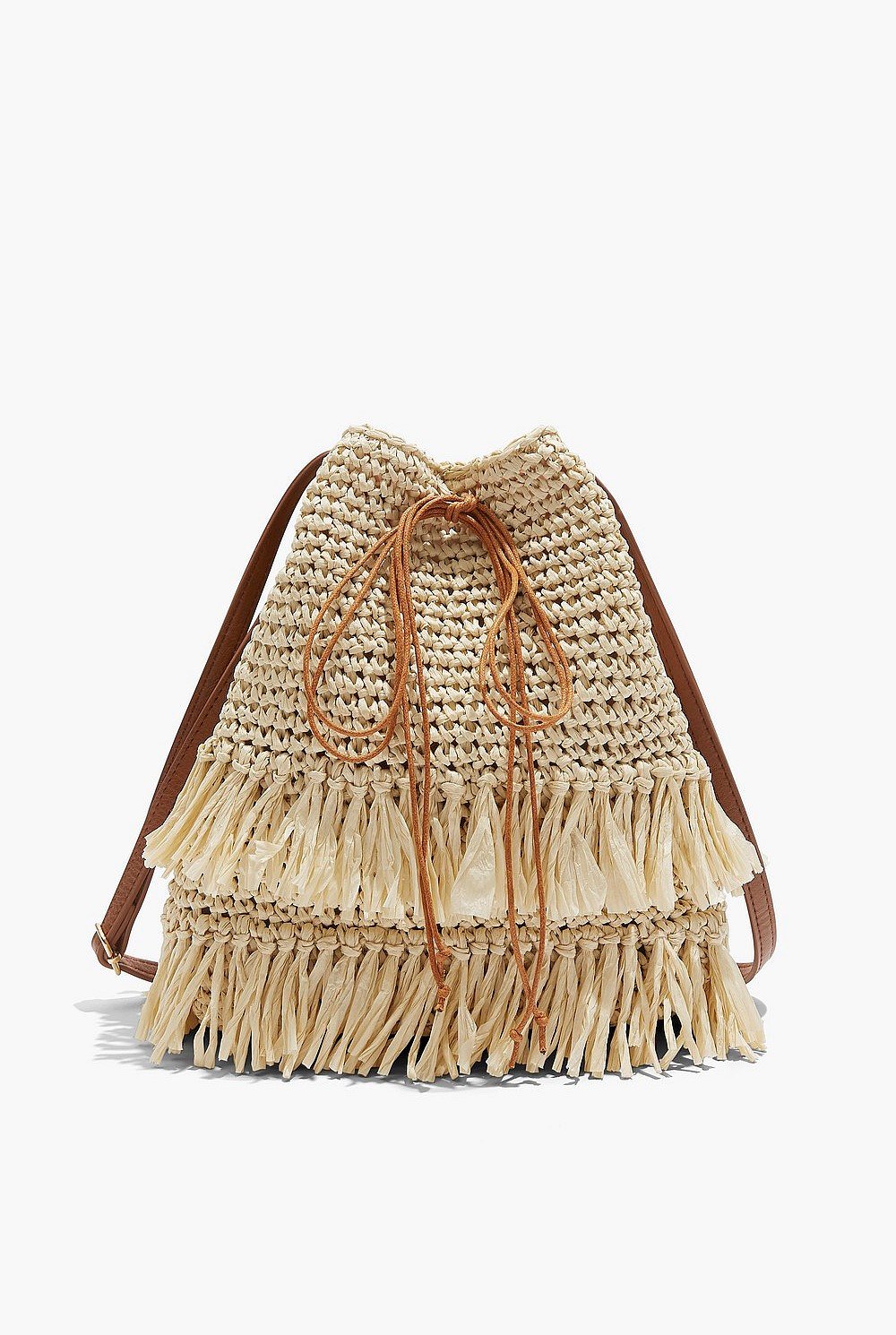 Fringed Bucket Bag