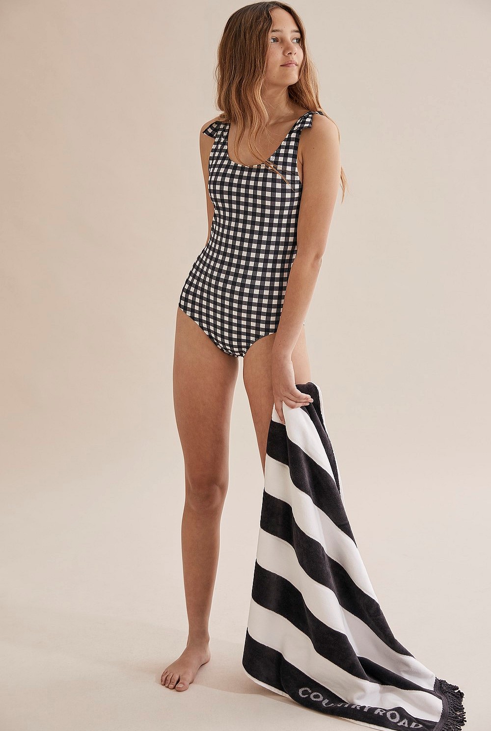 Teen Gingham Bather