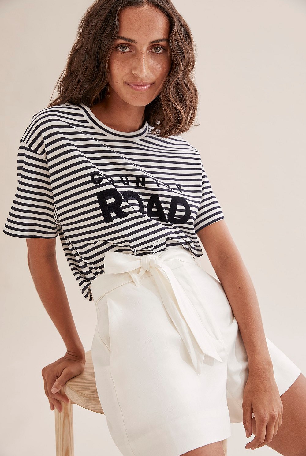 Stripe Modern Logo T-Shirt