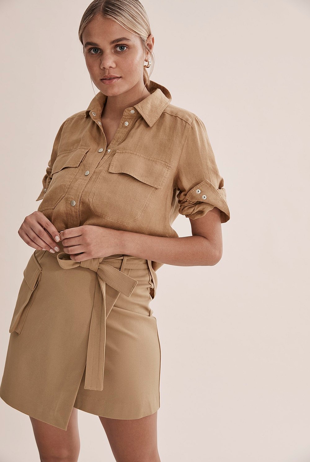 Linen Utility Shirt