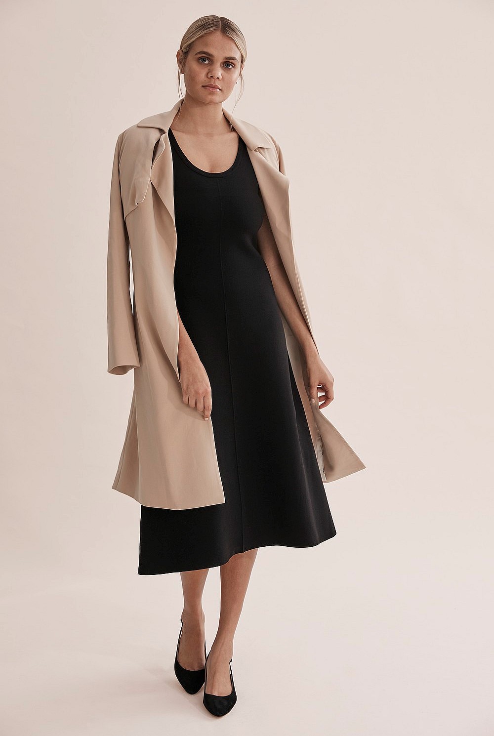 Compact Knit Scoop Dress