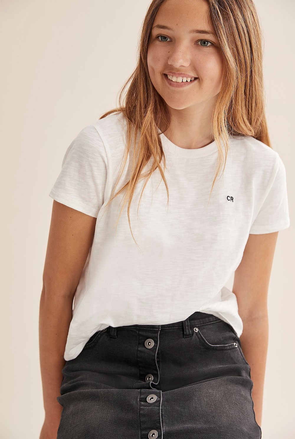 Teen Slub Logo T-Shirt