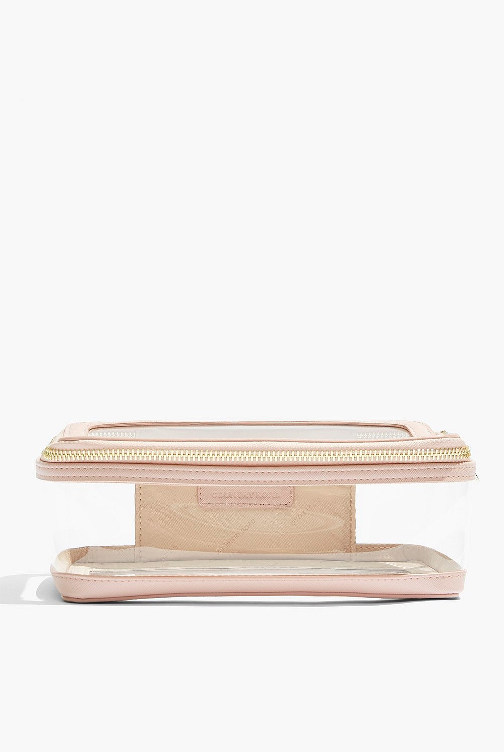 Clear Zip Around Cosmetic Bag
