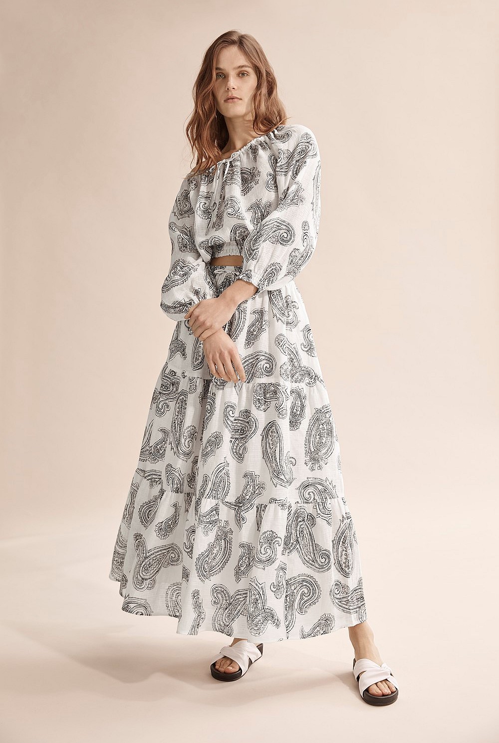 Print Resort Skirt
