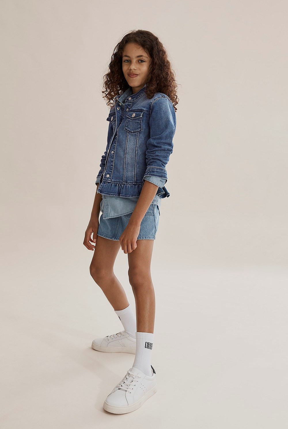 Frill Denim Jacket