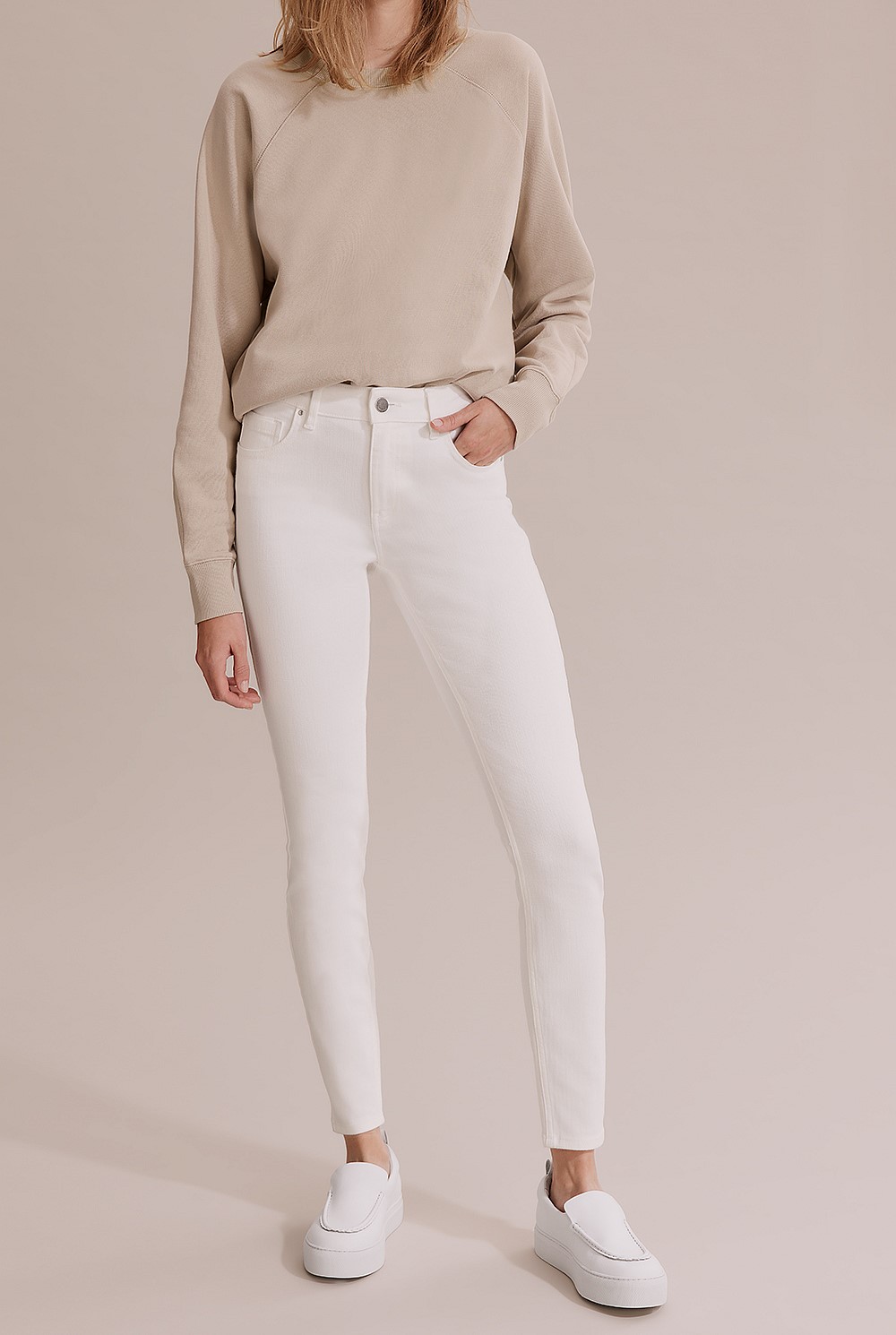 Australian Cotton Mid Rise Skinny Jean