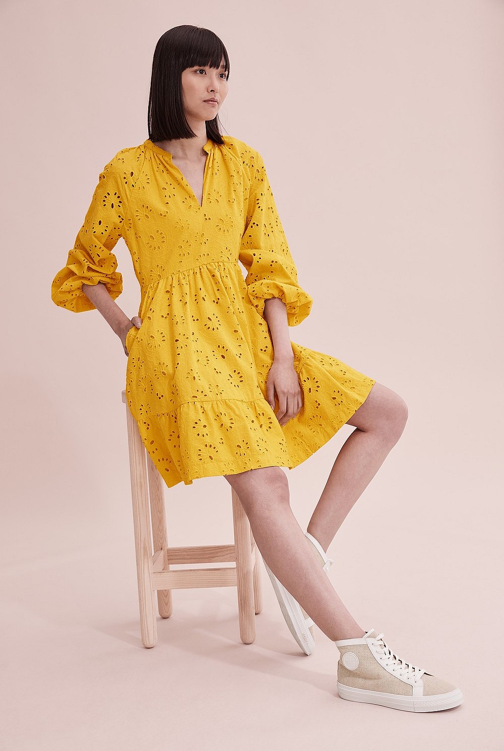 Broderie Dress