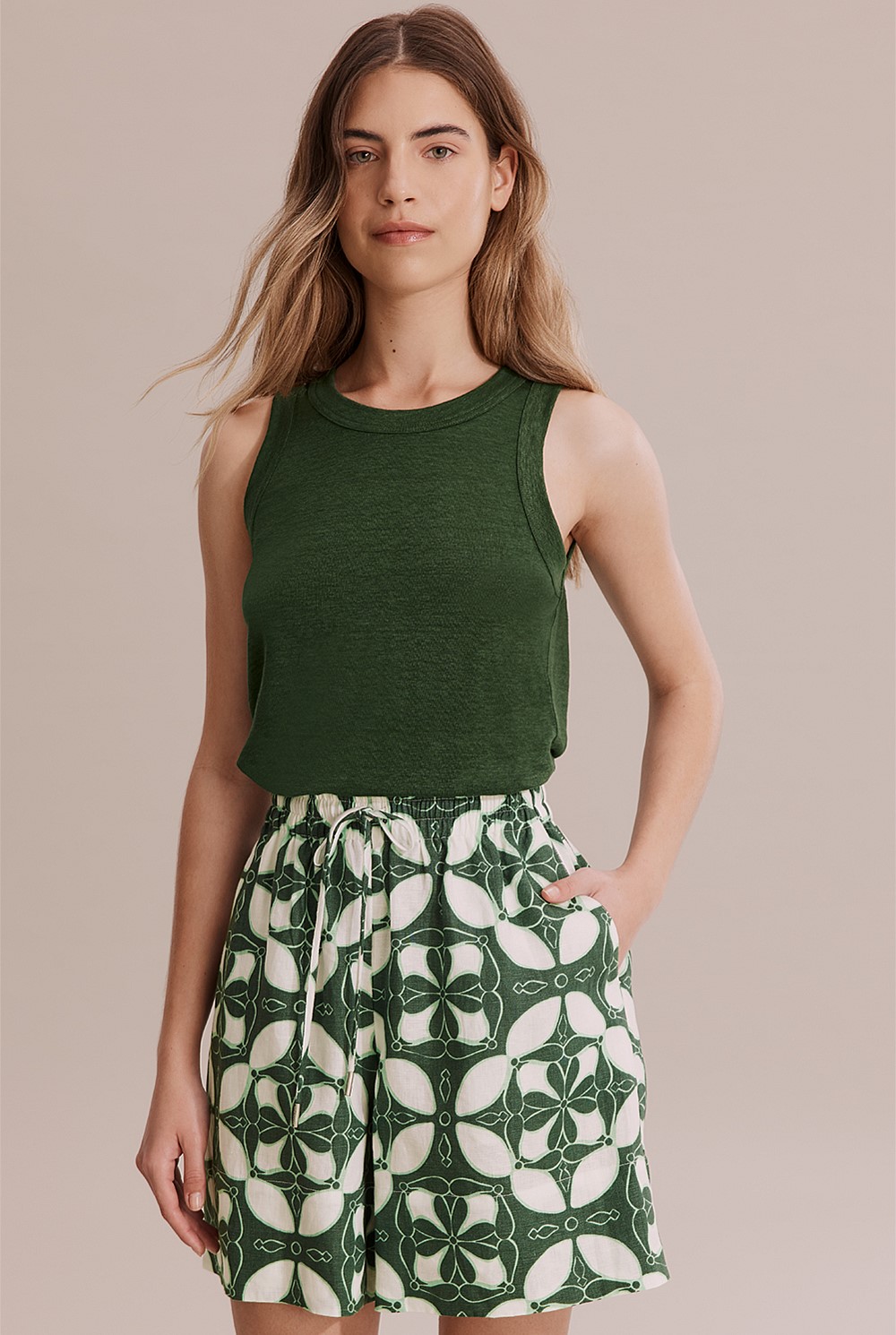 Linen Jersey Tank