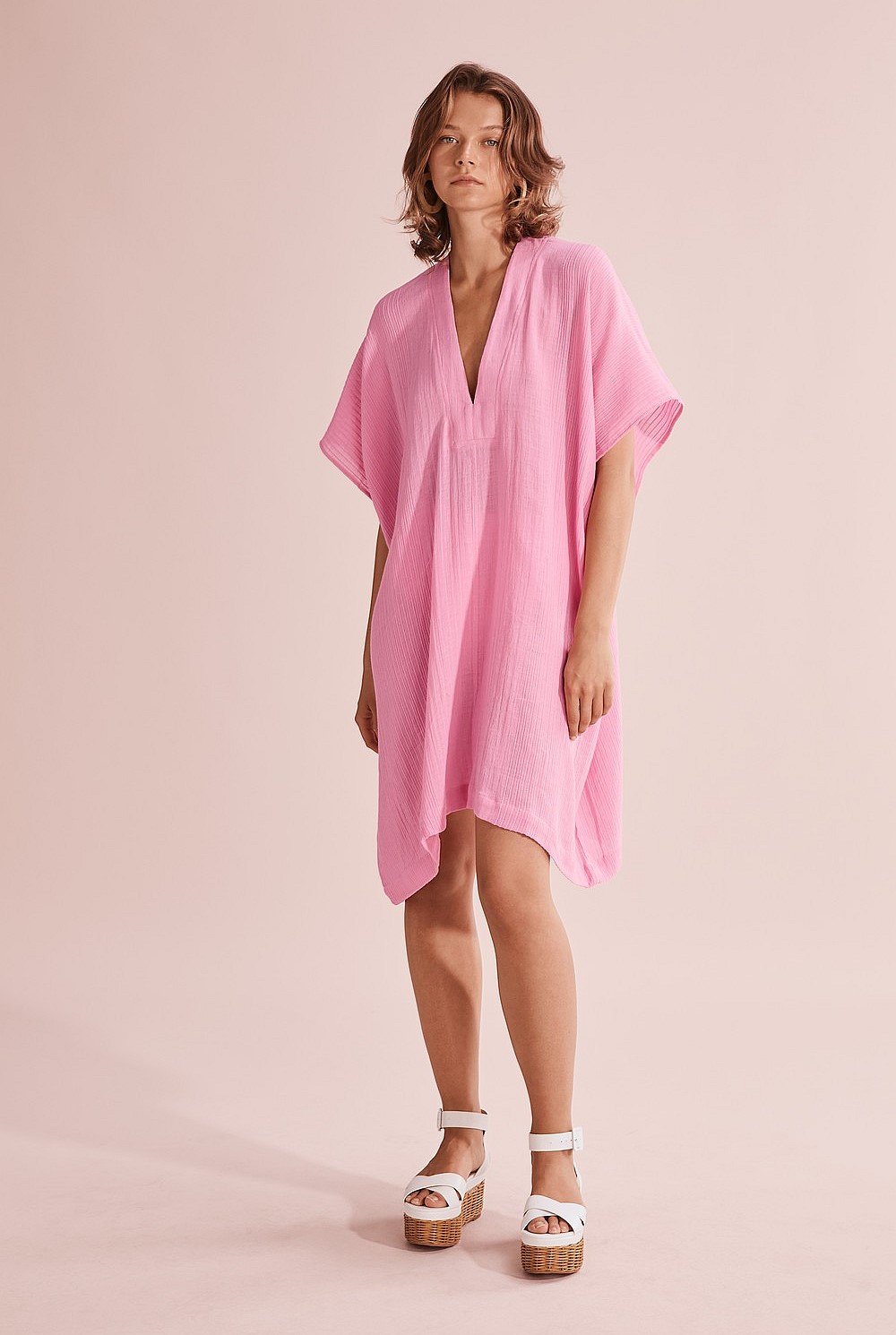 Self Stripe Kaftan