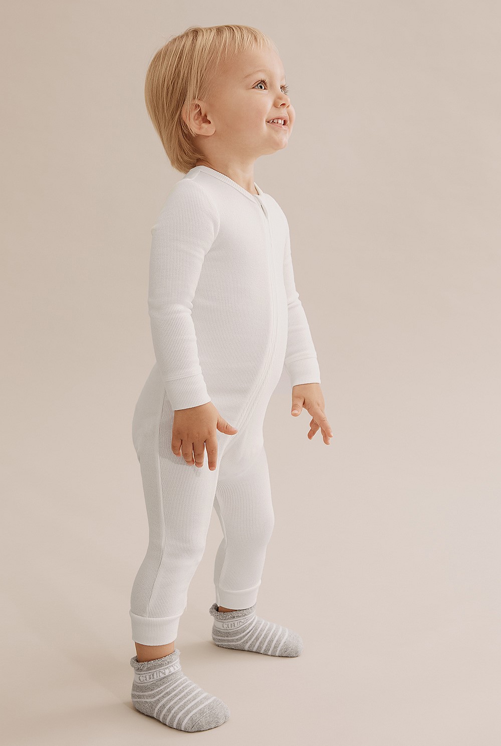 Unisex Cotton Rib Jumpsuit