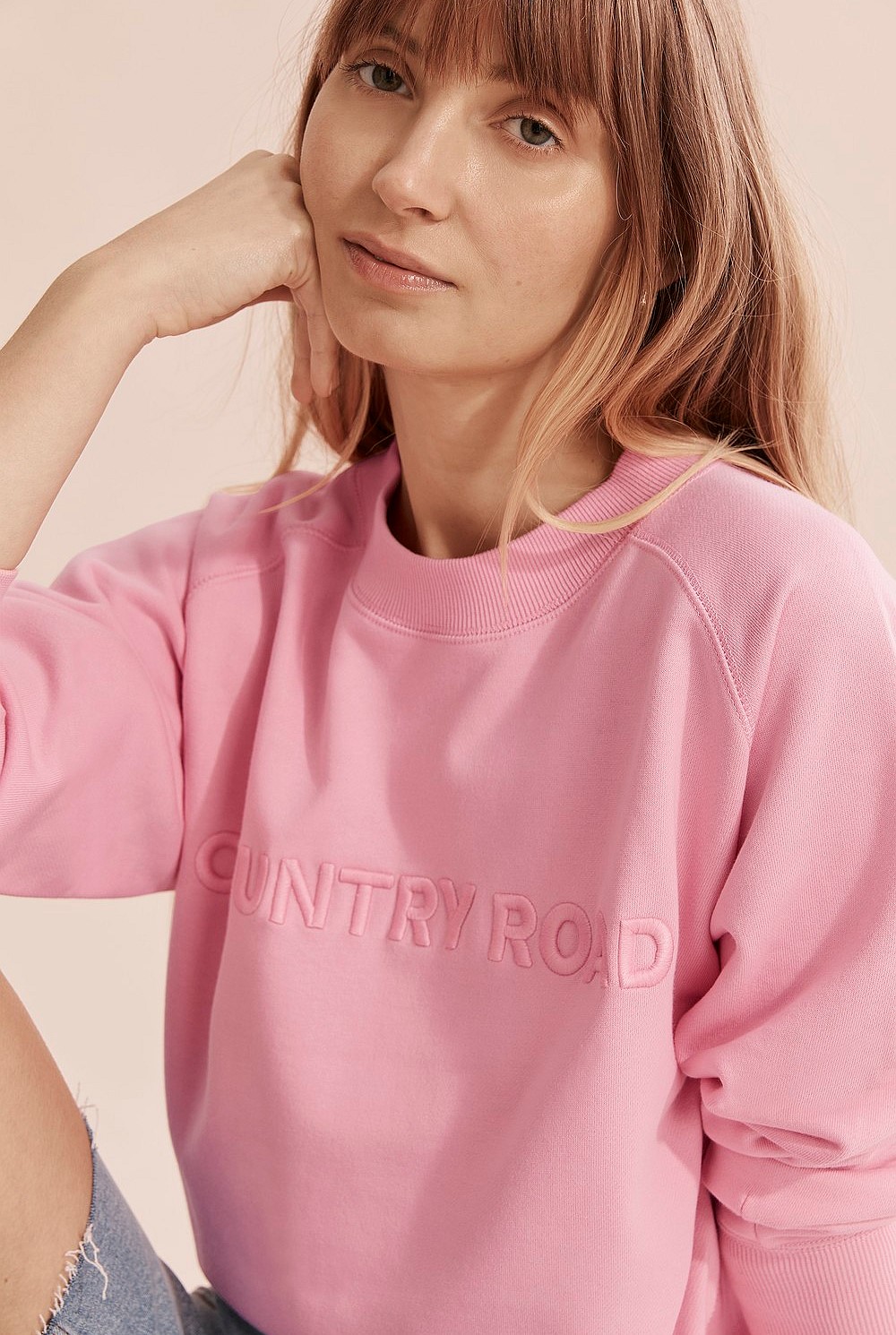 Verified Australian Cotton Heavy Embroidered Sweat