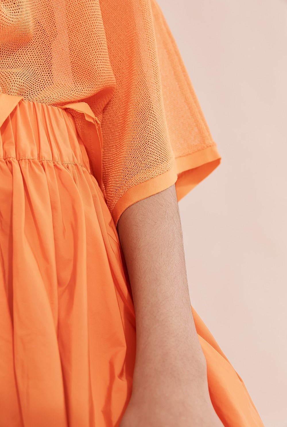 Mesh Kimono Sleeve Top