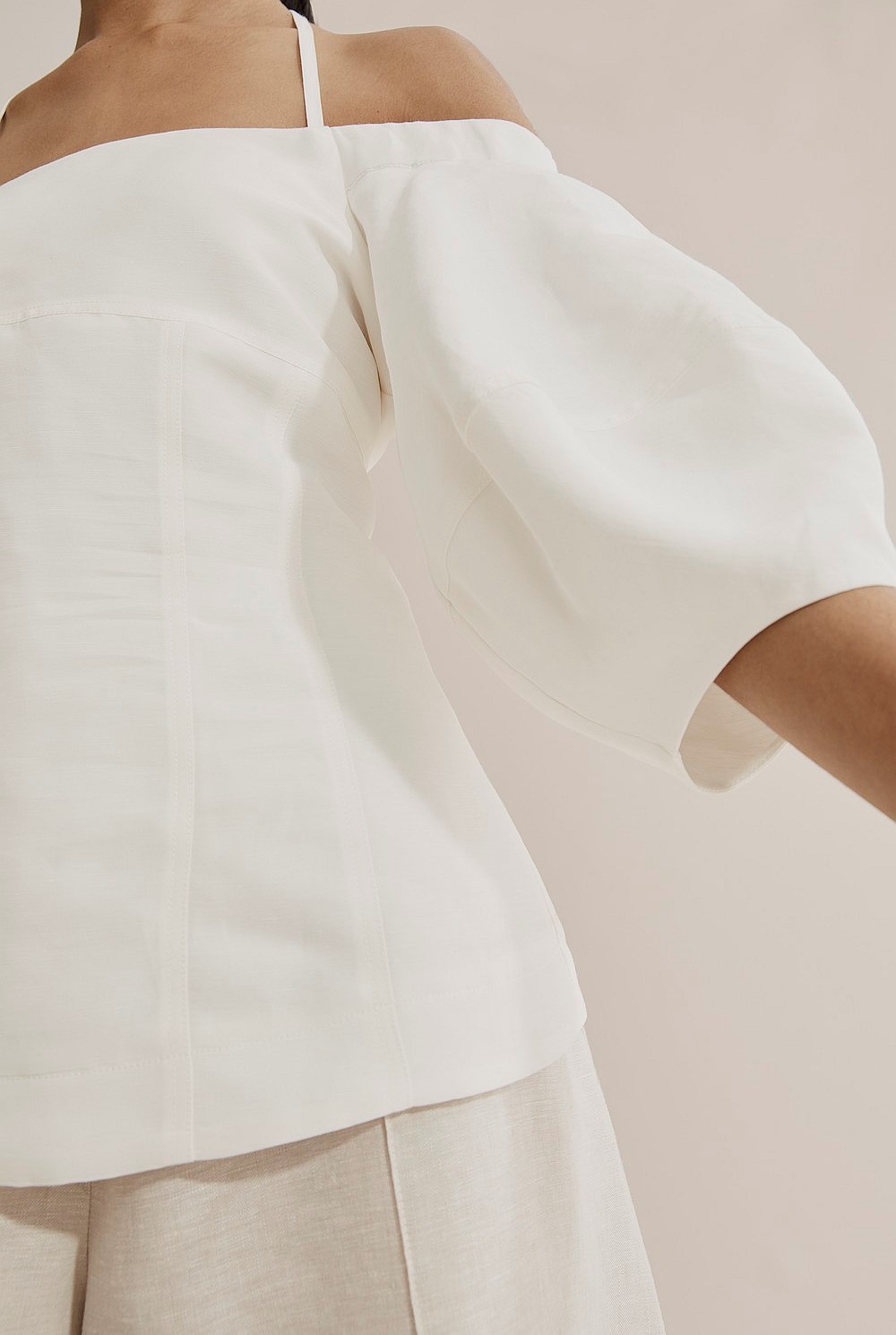 Off Shoulder Detail Blouse