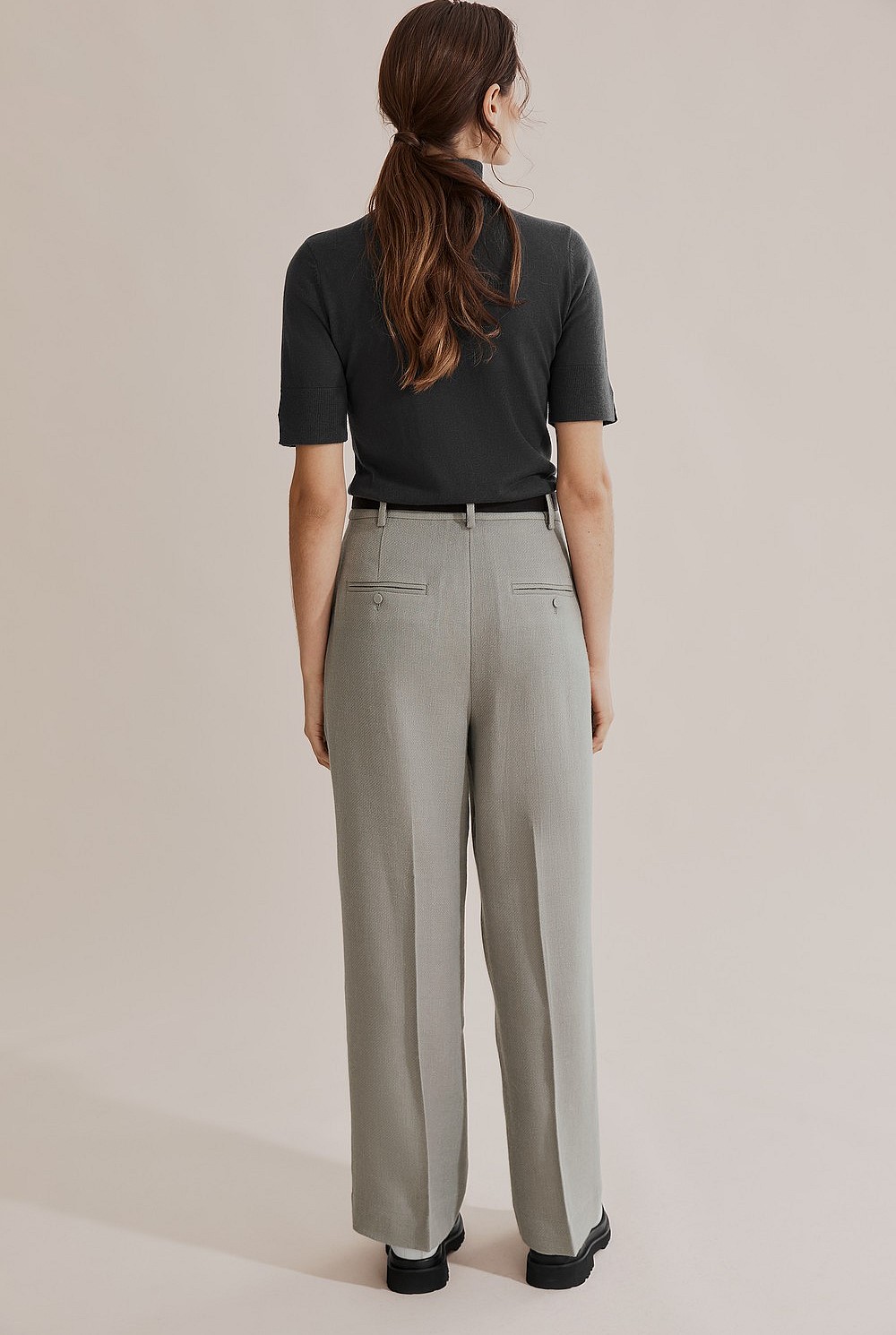 Merino Wool Silk Short Sleeve Knit