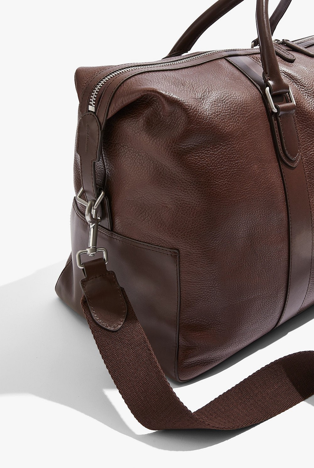 Leather Weekender
