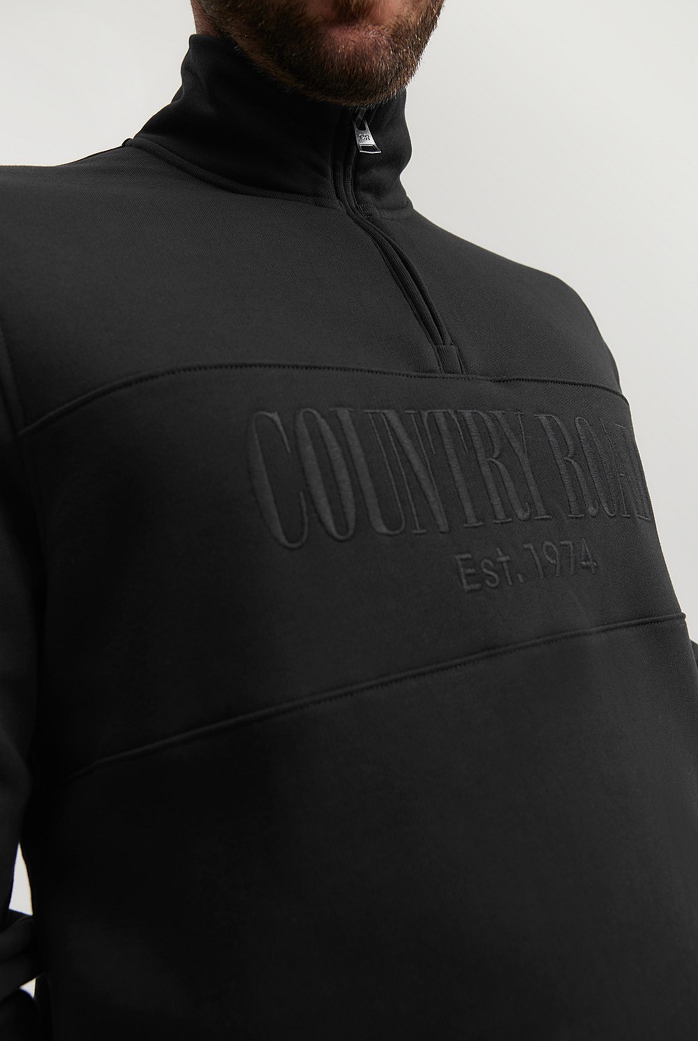 Verified Australian Cotton Half Zip Heritage Sweat