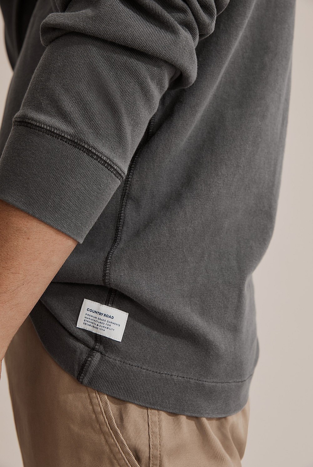 Vintage Wash Henley