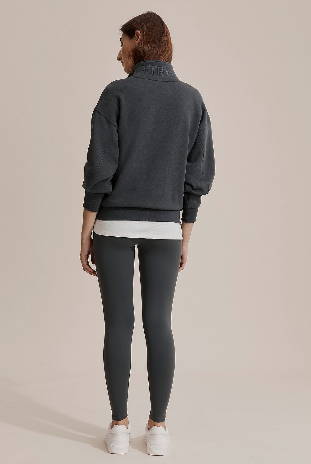 Australian Cotton Zip Collar Sweat