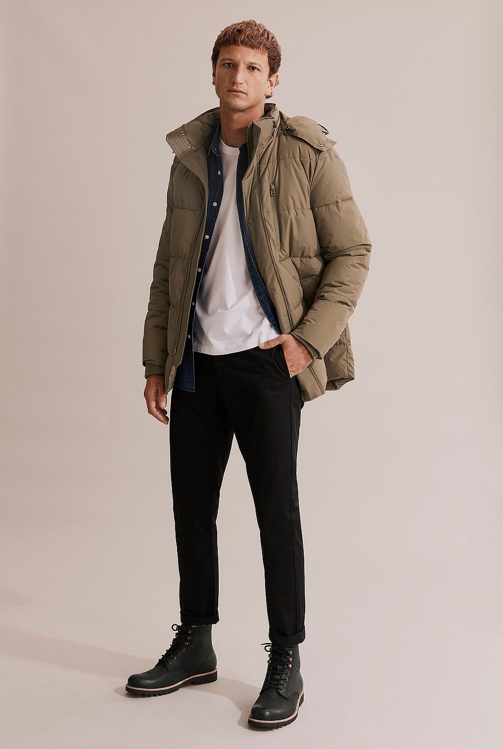 Recycled Polyester Quilted Parka