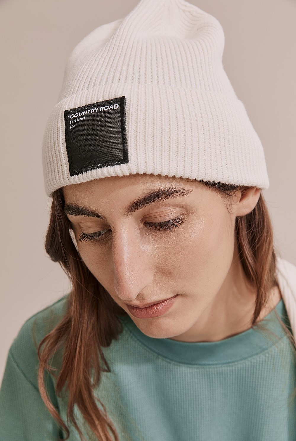 Branded Rib Beanie