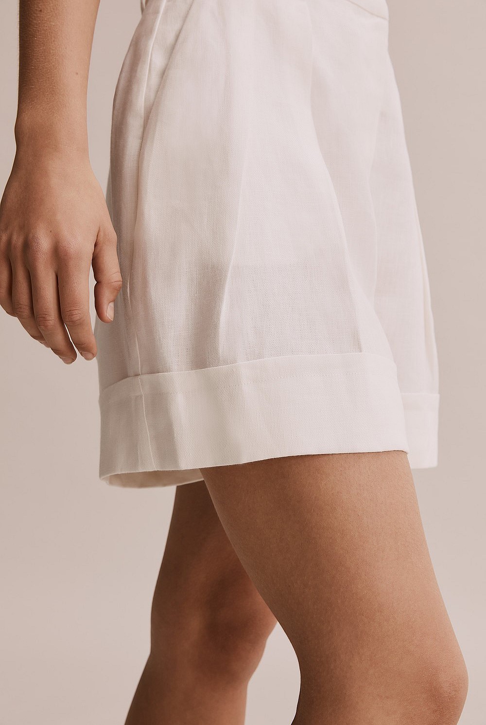 Pleat Detail Short