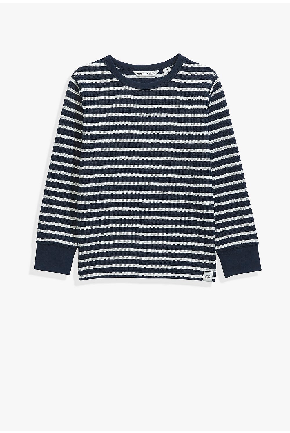 Cotton Slub Texture Crew T-Shirt