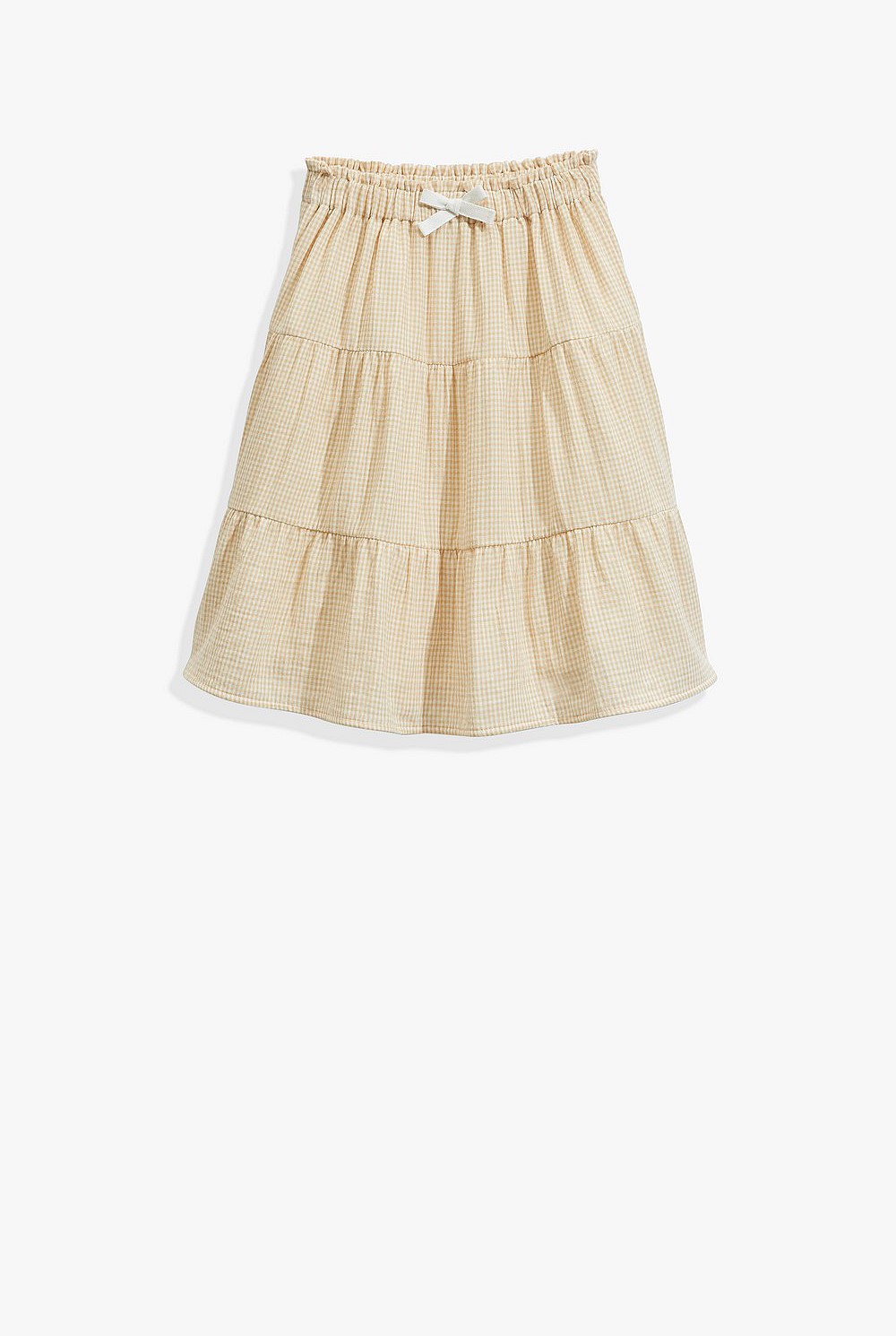 Midi Gingham Skirt