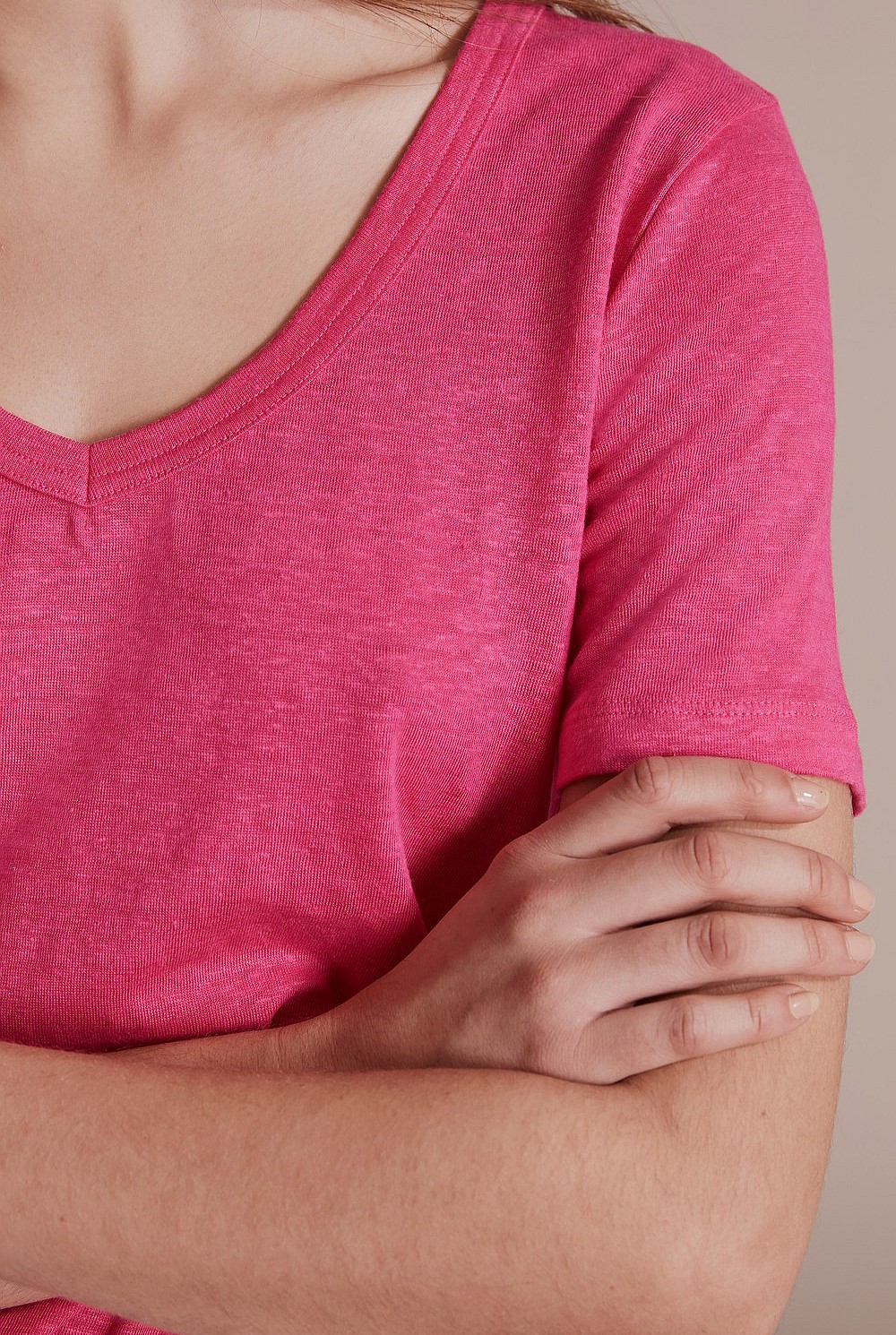 Short Sleeve Linen T-Shirt