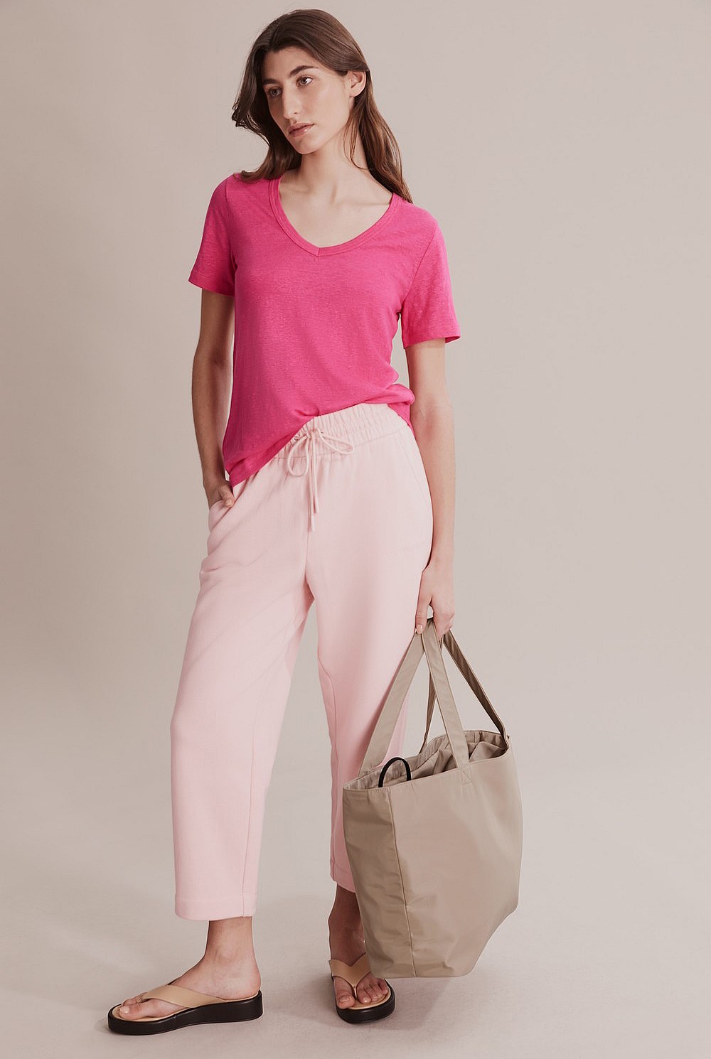 Short Sleeve Linen T-Shirt