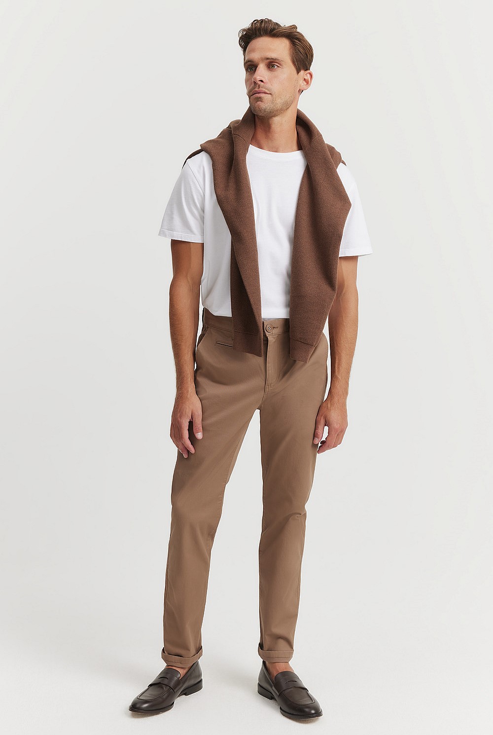 Verified Australian Cotton Tapered Fit Stretch Chino