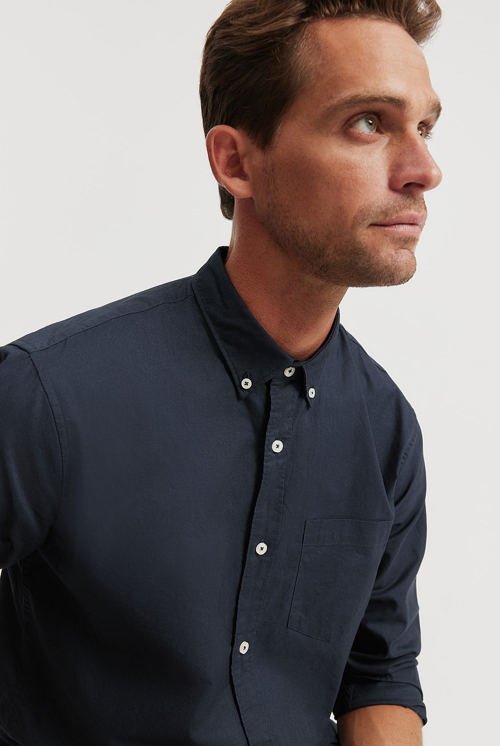 Regular Fit Washed Oxford Shirt