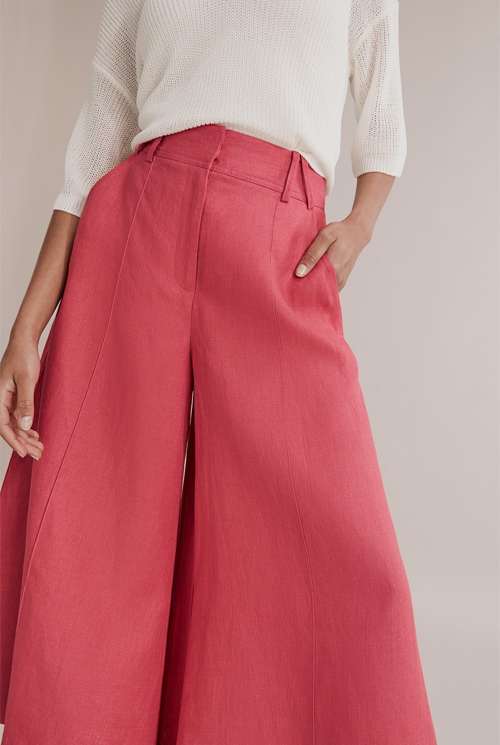 Organically Grown French Linen Culotte