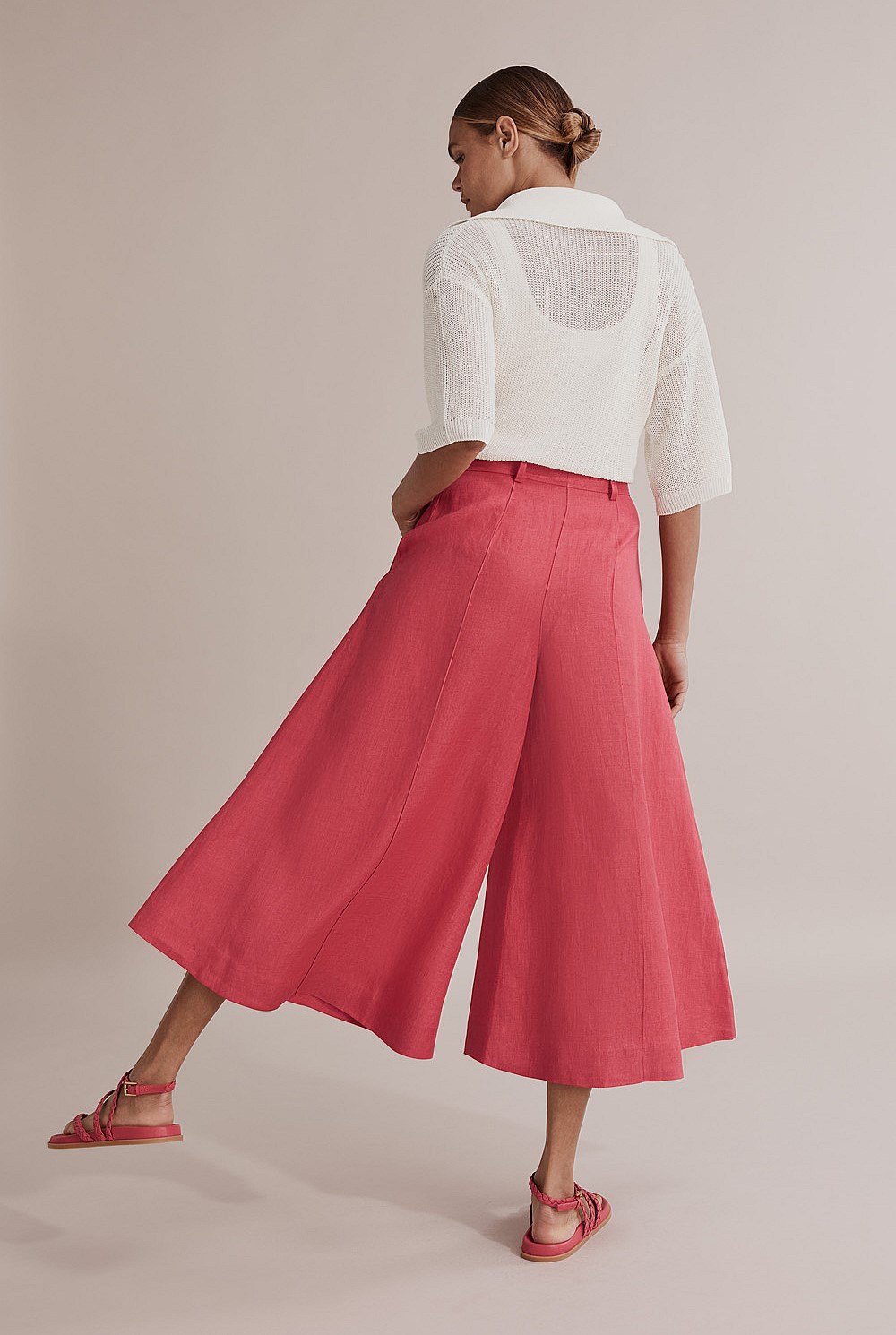 Organically Grown French Linen Culotte