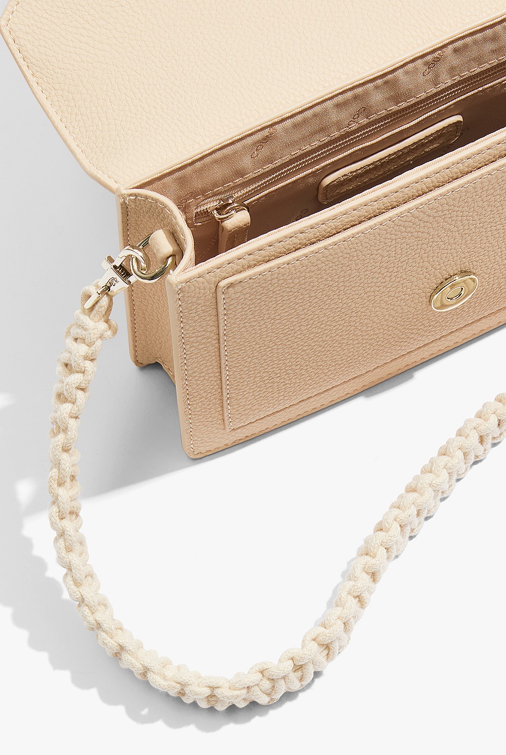 Macrame Strap Crossbody Bag