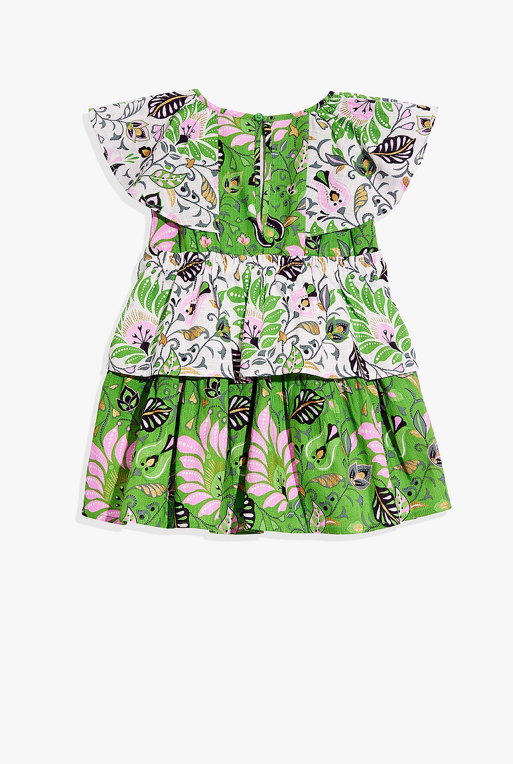 Multicolour Floral Splice Dress - Dresses | Country Road