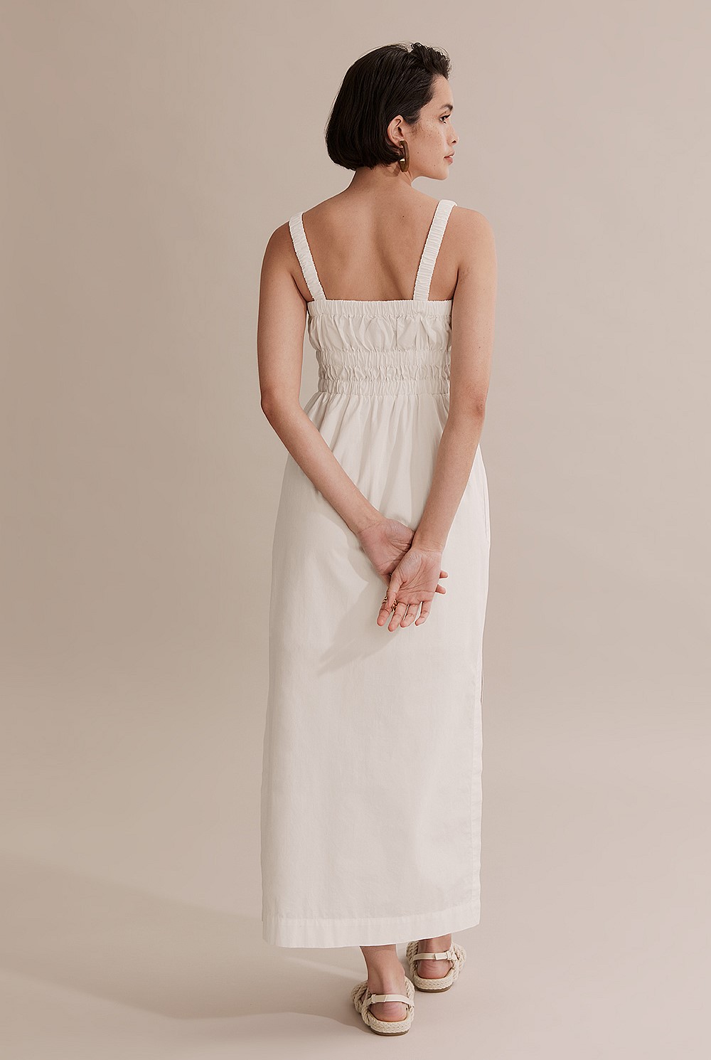 Ruched Bandeau Dress