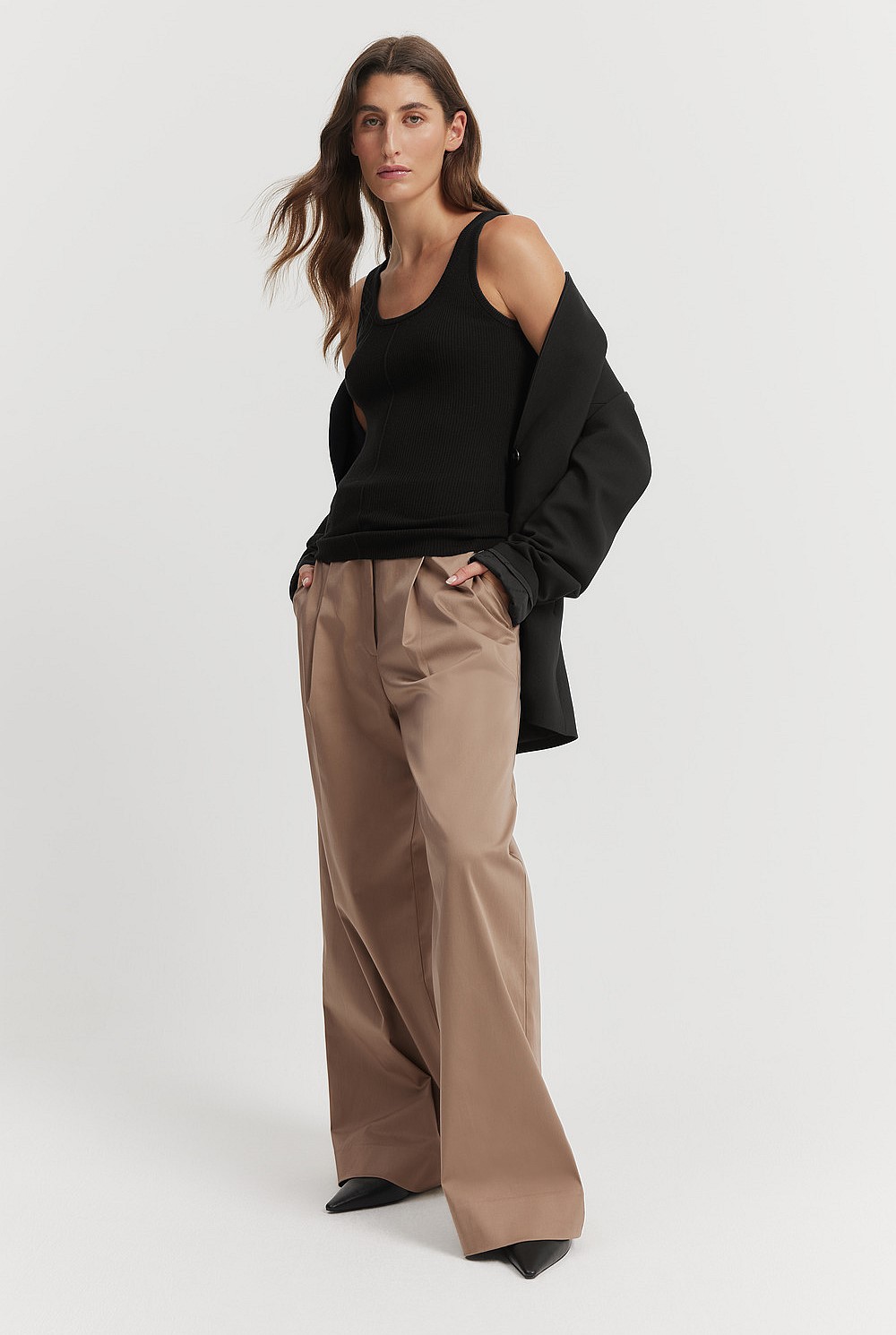 Merino Wool Silk Tank