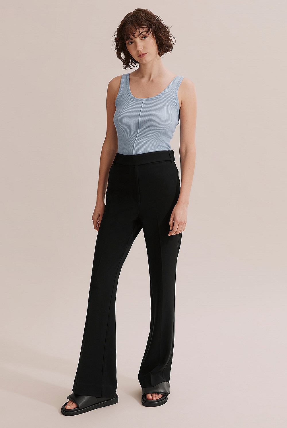 High Waist Flare Pant