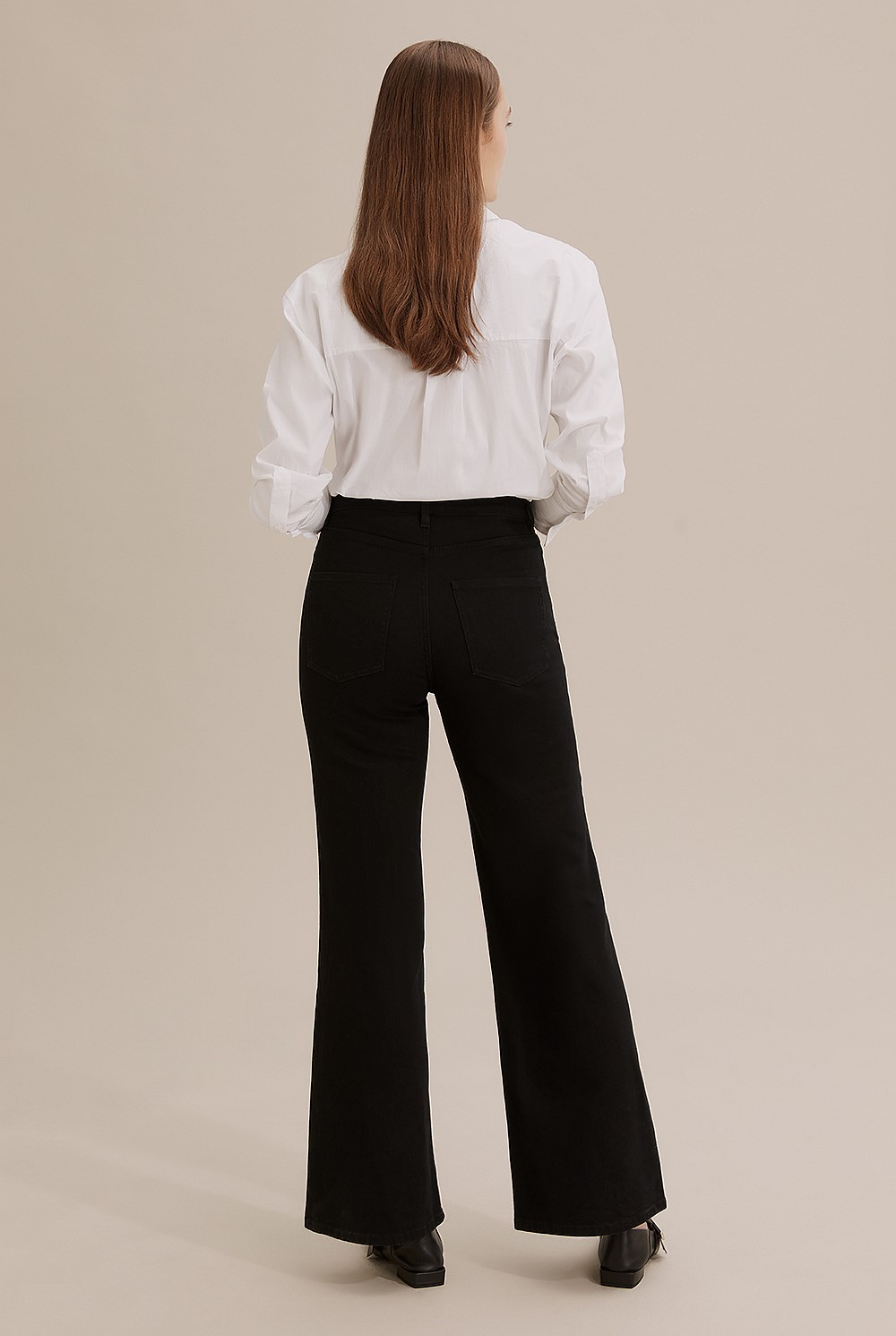 Australian Cotton Super High Wide Jean