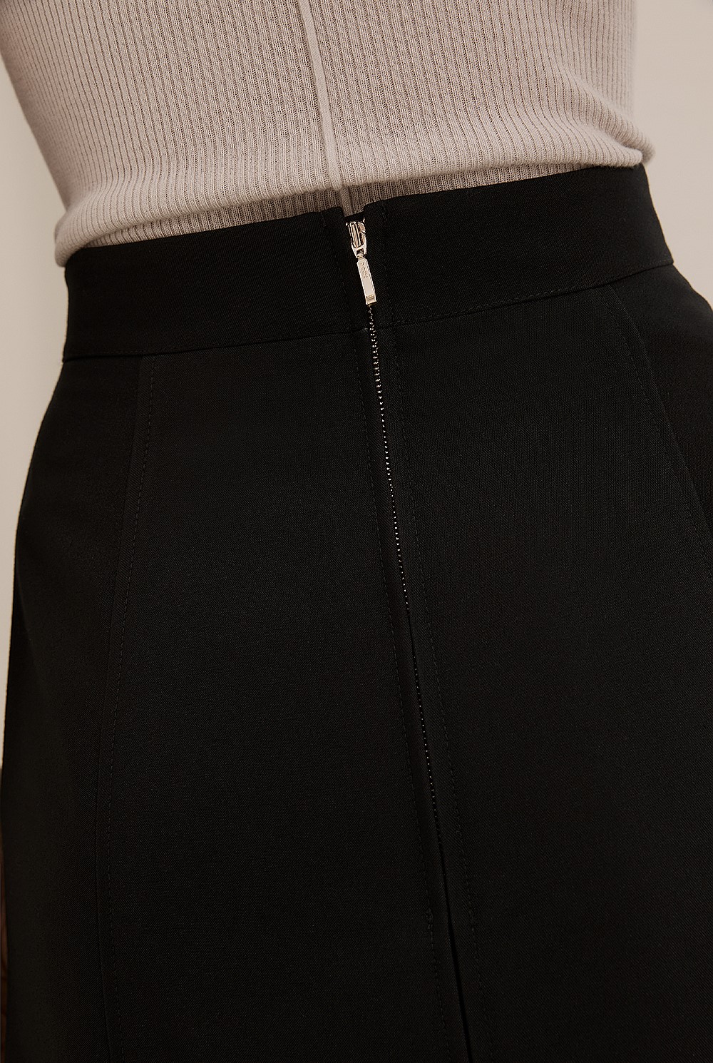 Structured Midi Skirt