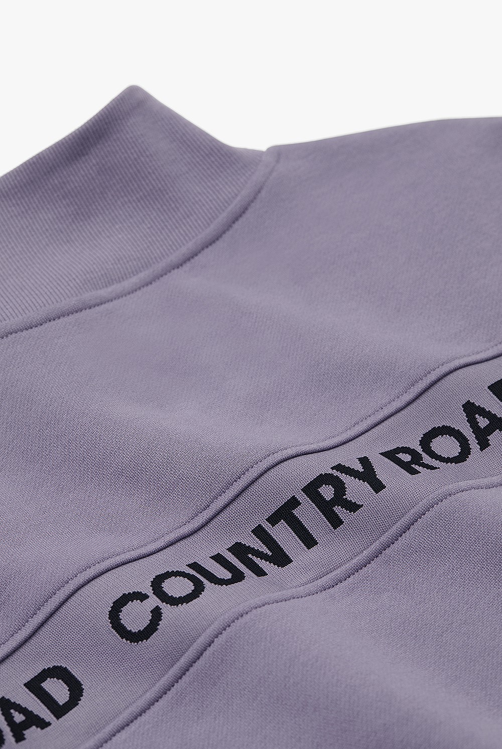Teen Cotton Half Zip Logo Sweat