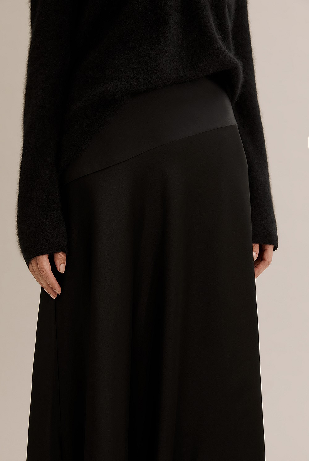 Basque Detail Skirt