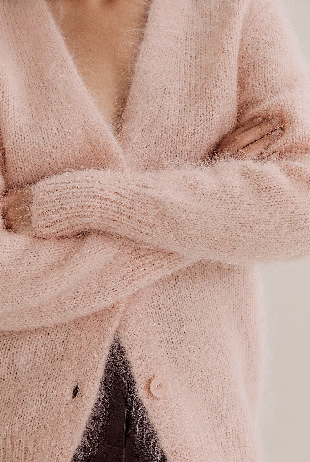 Relaxed Mohair Cardigan