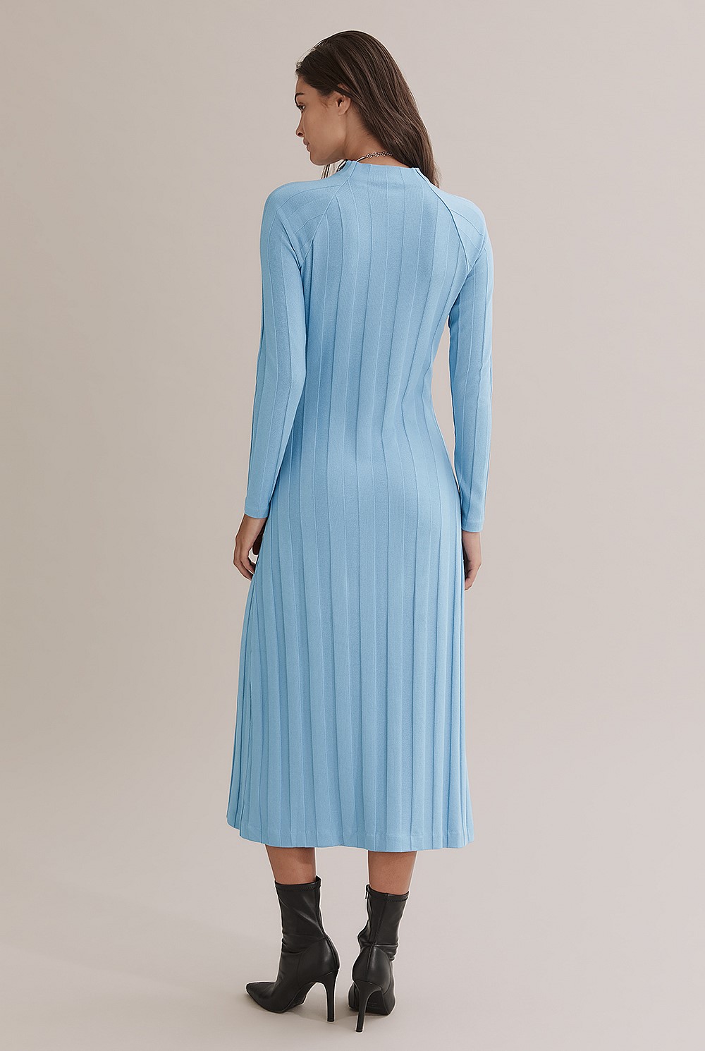 Self Stripe Rib Dress