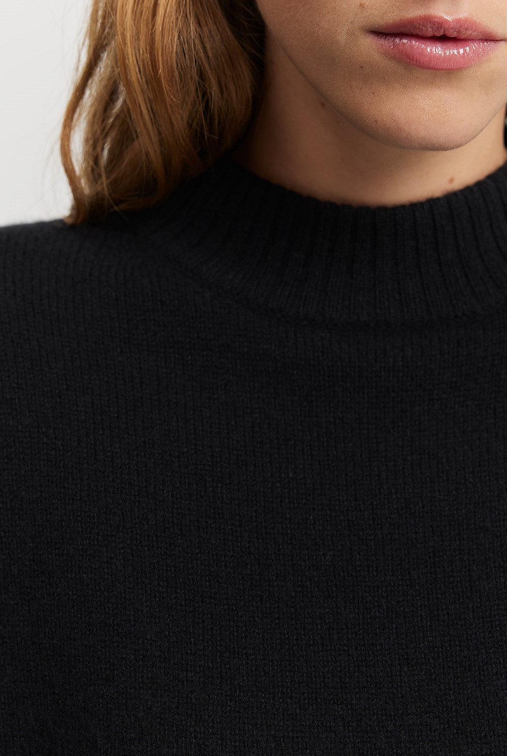 Australian Merino Wool Rib Detail Pullover