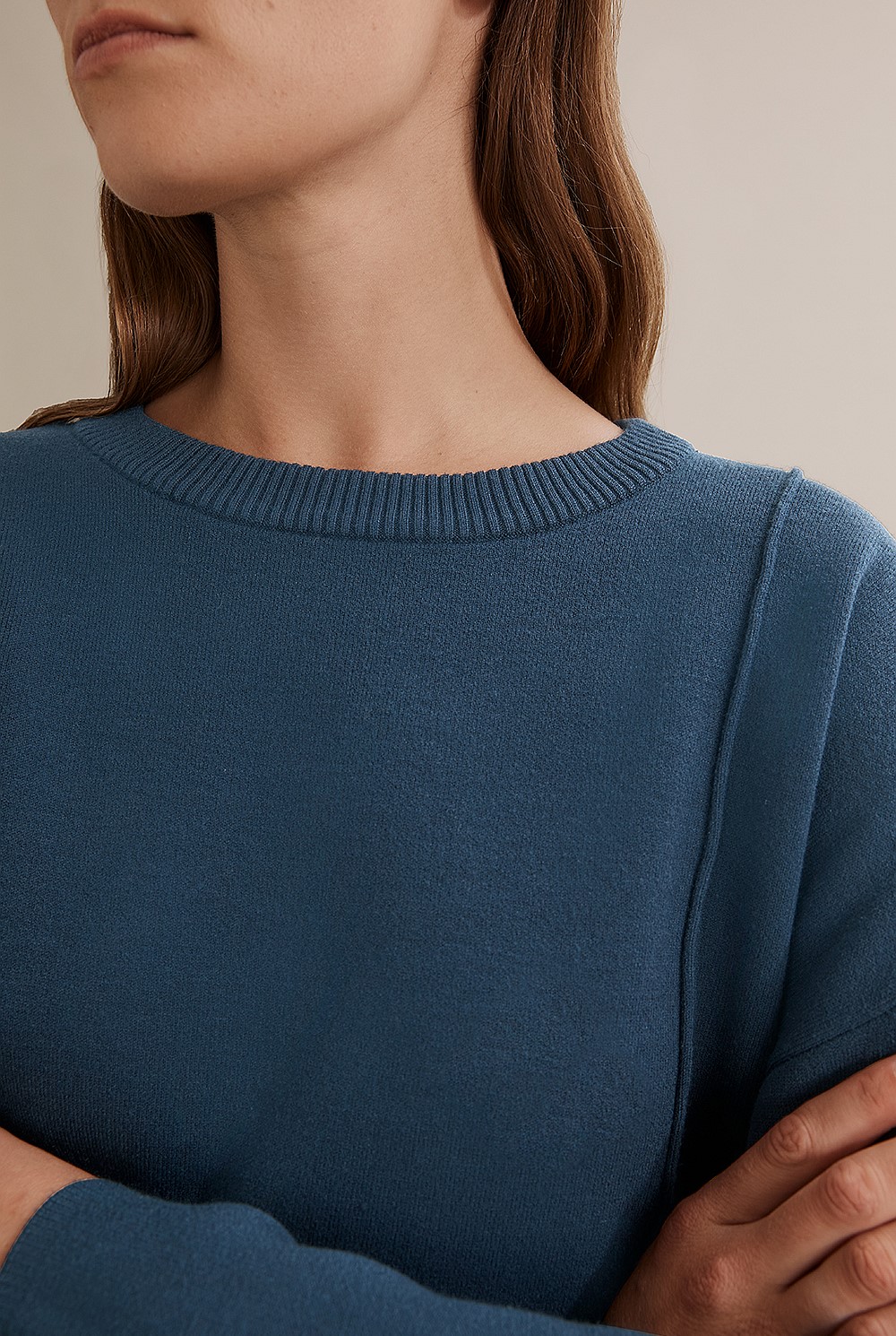 Panelled Detail Knit